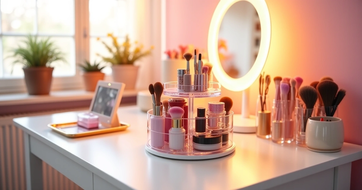 Best Rotating Makeup Organizers