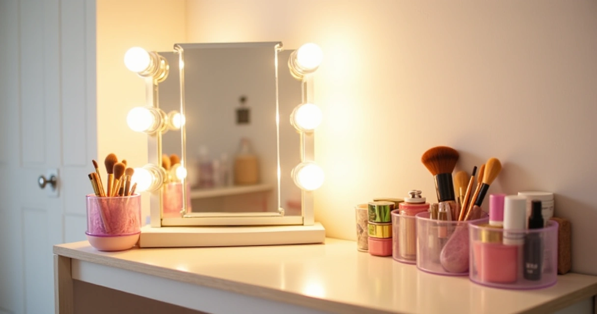 How to Organize a Small Teen Bedroom Vanity for St. Patrick's Day-Themed Makeup Looks on a Budget